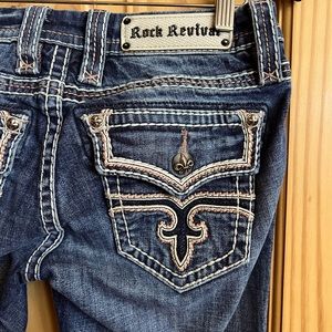 Rock Revival jeans sz 27 Trixie Straight. Worn once EXCELLENT shape